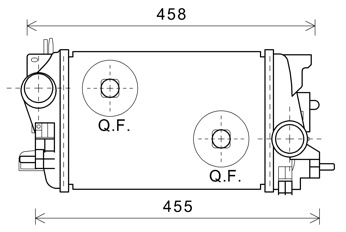 Intercooler meriva - b 1.7 cdti 06/ opel meriva b  winparts