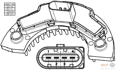 Regelaar, interieurventilator universeel  winparts