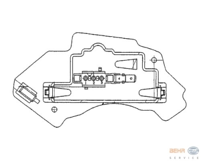 Regelaar, interieurventilator mercedes-benz e-klasse (w210)  winparts
