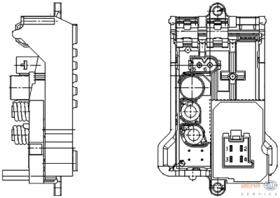 Regelaar, interieurventilator mercedes-benz g-klasse (w463)  winparts