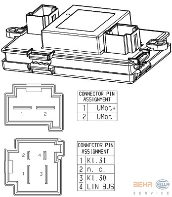 Regelaar, interieurventilator bmw 7 (f01, f02, f03, f04)  winparts