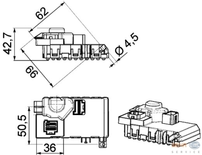 Regelaar, interieurventilator mercedes-benz s-klasse (w221)  winparts