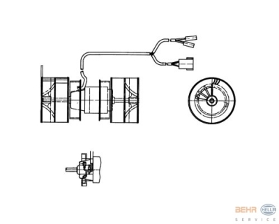 Interieurventilator mercedes-benz vario bestelwagen/bus  winparts