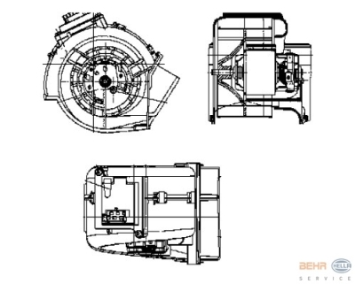 Foto van Interieurventilator mercedes-benz s-klasse (w220) via winparts