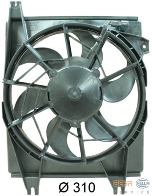 Foto van Ventilator, condensator airconditioning hyundai lantra ii (j-2) via winparts