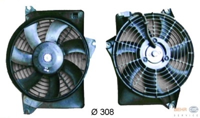 Ventilator, condensator airconditioning hyundai matrix (fc)  winparts