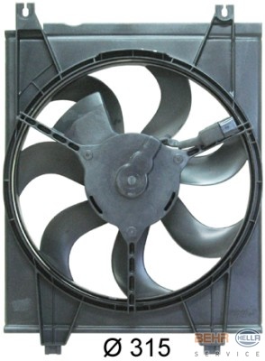 Ventilator, condensator airconditioning kia cerato saloon (ld)  winparts