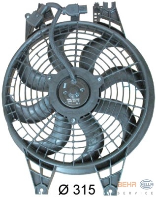 Ventilator, condensator airconditioning kia sorento i (jc)  winparts