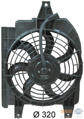 Ventilator, condensator airconditioning kia rio stationwagen (dc)  winparts