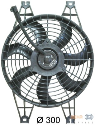 Ventilator, condensator airconditioning kia carens ii (fj)  winparts