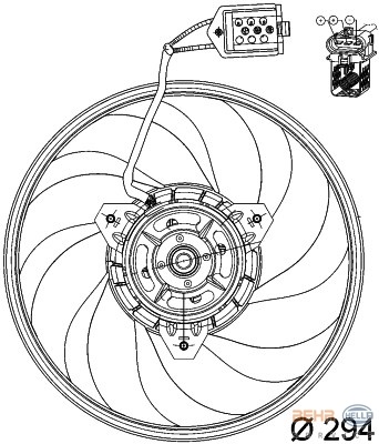 Ventilator, condensator airconditioning opel corsa c (f08, f68)  winparts