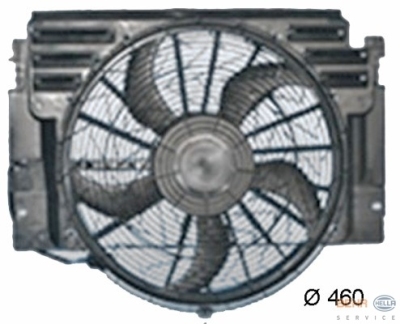 Foto van Ventilator, condensator airconditioning bmw x5 (e53) via winparts