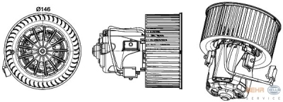Interieurventilator alpina b7 (f01, f02)  winparts