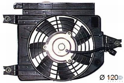 Foto van Ventilator, condensator airconditioning kia rio stationwagen (dc) via winparts