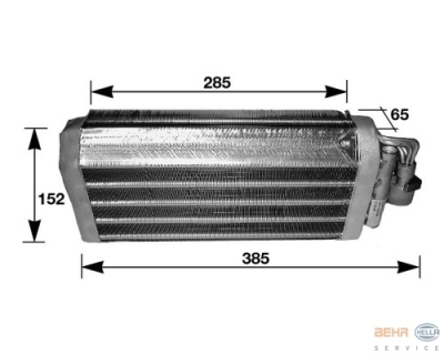 Foto van Verdamper, airconditioning bmw 3 compact (e36) via winparts