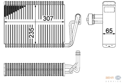 Verdamper, airconditioning mercedes-benz s-klasse (w220)  winparts