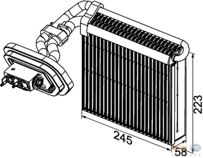 Foto van Verdamper, airconditioning ford s-max (wa6) via winparts