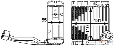 Verdamper, airconditioning mercedes-benz s-klasse (w221)  winparts