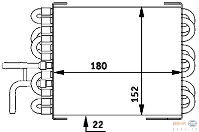 Foto van Brandstofkoeler mercedes-benz c-klasse (w203) via winparts