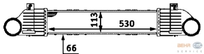 Foto van Interkoeler, tussenkoeler mercedes-benz s-klasse (w220) via winparts