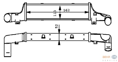 Interkoeler, tussenkoeler mercedes-benz e-klasse (w210)  winparts