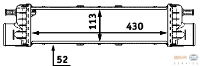 Interkoeler, tussenkoeler mercedes-benz s-klasse (w140)  winparts
