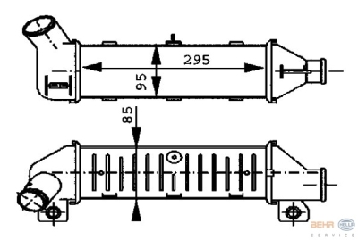 Interkoeler, tussenkoeler seat cordoba (6k1, 6k2)  winparts