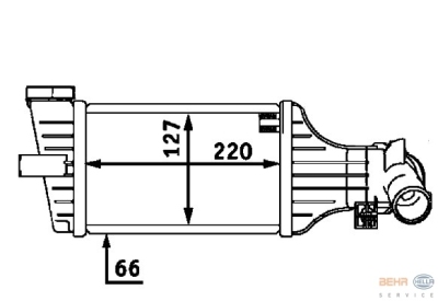 Interkoeler, tussenkoeler opel astra g stationwagen (f35_)  winparts