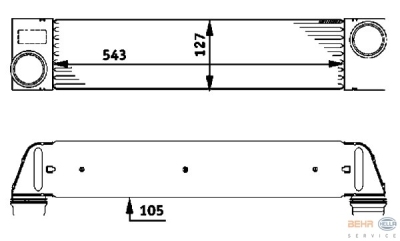 Interkoeler, tussenkoeler bmw 7 (e65, e66, e67)  winparts