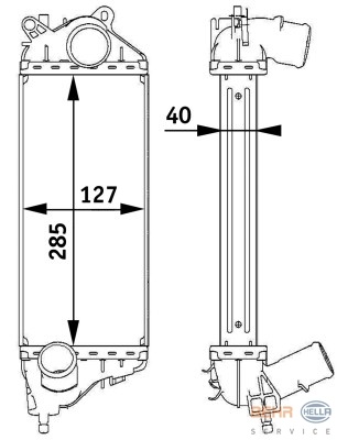 Interkoeler, tussenkoeler mini mini (r50, r53)  winparts