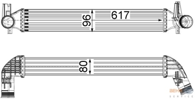 Interkoeler, tussenkoeler seat ibiza v st (6j8, 6p8)  winparts