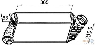 Interkoeler, tussenkoeler rechts porsche 911 (996)  winparts