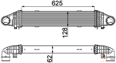 Interkoeler, tussenkoeler mercedes-benz c-klasse (w204)  winparts