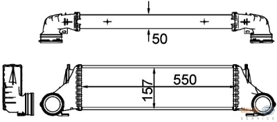 Interkoeler, tussenkoeler bmw x5 (e53)  winparts