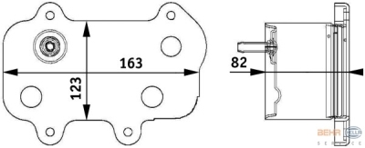 Oliekoeler, motorolie porsche 911 (997)  winparts