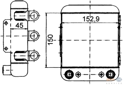 Oliekoeler, automatische transmissie audi a8 (4d2, 4d8)  winparts