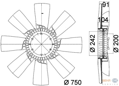 Foto van Koelventilator universeel via winparts