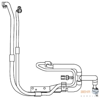 Hoge druk- / lage drukleiding, airconditioning ford transit bus (fd_ _, fb_ _, fs_ _, fz_ _, fc_ _)  winparts