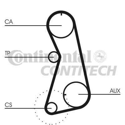 Distributieriemset audi a4 (8d2, b5)  winparts