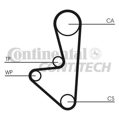 Foto van Distributieriemset peugeot 106 i (1a, 1c) via winparts