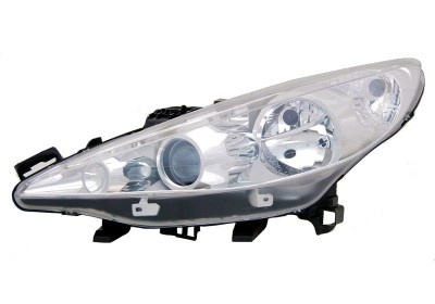 Koplamp links met knipperlicht h7+h7+h1 peugeot 207 (wa_, wc_)  winparts