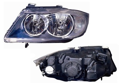 Dubbele koplamp voor l. h7+h7 zkw bmw 3 touring (e91)  winparts