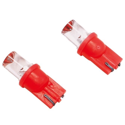 Led lamp t10 rood 5w wide 2st universeel  winparts