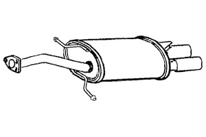 Achterdemper volvo volvo s40 i (vs)  winparts