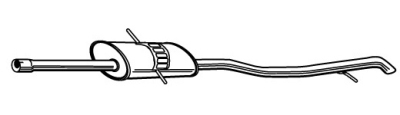 Einddemper mercedes-benz a-klasse (w168)  winparts