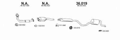 Einddemper honda civic vi hatchback (ej, ek)  winparts