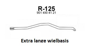 Uitlaatpijp mercedes-benz sprinter 3-t open laadbak/ chassis (903)  winparts