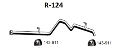 Uitlaatpijp mercedes-benz sprinter 3-t open laadbak/ chassis (903)  winparts