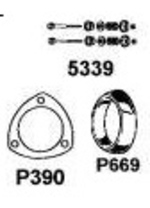 Montageset t.b.v. 0038403 peugeot 206 saloon  winparts