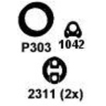Montageset t.b.v. 0263381 ford ka (rb_)  winparts